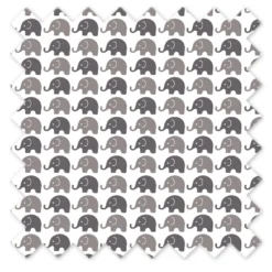 Bacati - Elephants White/Gray 6 Pc Crib Bedding Set With Long Rail Guard Cover -Graco Shop GUEST 7b5a3b4d d0ff 4892 b7a0 0ef1ec26a318