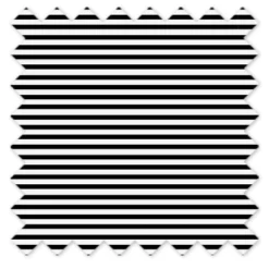 Bacati - Pin Stripes Crib/Toddler Bed Skirt - White/Black