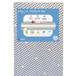 Simmons Kids' Dual Sided Baby Crib Mattress And Toddler Mattress - Radiant Sky -Graco Shop GUEST 7d7448d8 b151 4e44 953b 7519015397e0