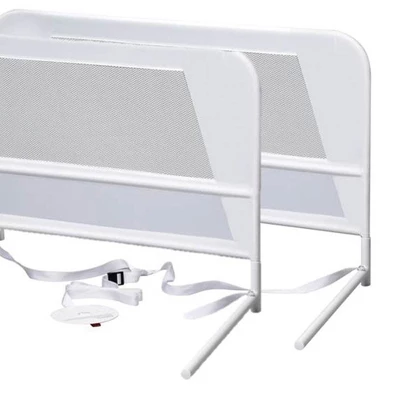 KidCo Mesh And Steel Double Pack Telescopic Child Bed Rail Guard, White (2 Sets) 2 KidCo Mesh And Steel Double Pack Telescopic Child Bed Rail Guard, White (2 Sets) - Image 2