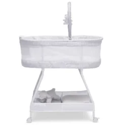 Delta Children Curve Bassinet - White And Gray -Graco Shop GUEST 7e769cb0 3c30 4933 9c4e f931c578d709