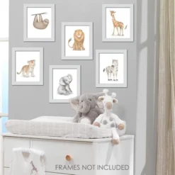 Lambs & Ivy Watercolor Safari Jungle Animals Unframed Nursery/Child Wall Art 6 Lambs & Ivy Watercolor Safari Jungle Animals Unframed Nursery/Child Wall Art -Graco Shop GUEST 80d7119d 31fb 4e26 be89 4ec44e62d4bc