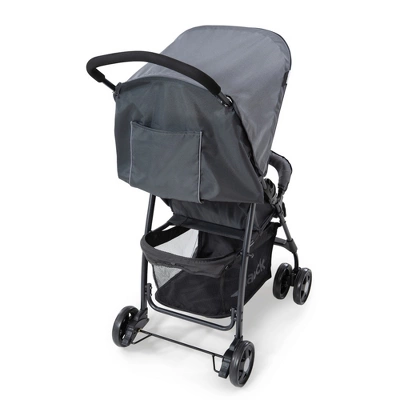 Hauck Sport T13 Lightweight Compact Foldable Stroller Pushchair With UV Protected Canopy And Swiveling And Lockable Front Wheels, Charcoal Stone 3 Hauck Sport T13 Lightweight Compact Foldable Stroller Pushchair With UV Protected Canopy And Swiveling And Lockable Front Wheels, Charcoal Stone - Image 3