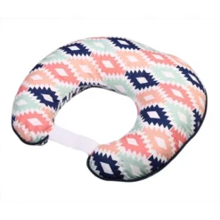 Bacati - 3 Pc Emma Aztec Print Coral Mint Navy Hugster Feeding & Infant Support Nursing Pillow -Graco Shop GUEST 818be5bd e951 4302 8470 97b4f42f7daf