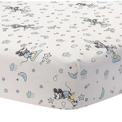 Lambs & Ivy Disney Baby Moonlight Mickey Mouse 3-Piece Nursery Crib Bedding Set 3 Lambs & Ivy Disney Baby Moonlight Mickey Mouse 3-Piece Nursery Crib Bedding Set - Image 3