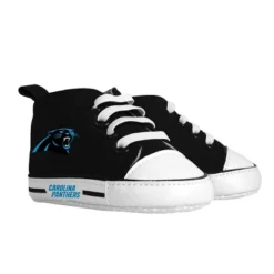 Baby Fanatic 2 Piece Bid And Shoes - NFL Carolina Panthers - White Unisex Infant Apparel