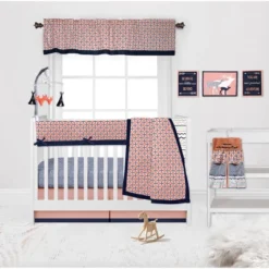 Bacati - Emma Aztec Coral/Mint/Navy Musical Mobile -Graco Shop GUEST 835fffea d31e 45cd b769 741b69a6984b
