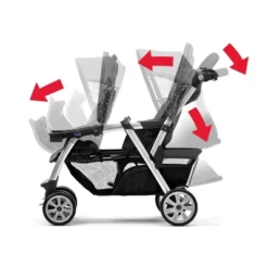 Chicco Cortina Together Double Stroller - Minerale -Graco Shop GUEST 8380fde4 07e1 457a bf4f 91e1d47da818