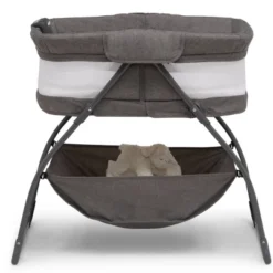 Delta Children TravelMate Compact Fold Bassinet - Gray Tweed -Graco Shop GUEST 83dc926d e4b6 4b66 8ee8 4c0a5e5b5e5e