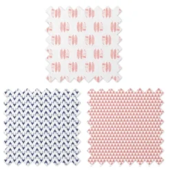 Bacati - Olivia Coral/Navy Buck/Feathers/Triangles Muslin 4 Pc Toddler Bedding Set -Graco Shop GUEST 8448c6c9 d6ca 43c8 aa8f f9ad23f46a15
