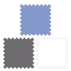 Bacati - 3 Layer Ruffled Crib/Toddler Bed Skirt - White/Blue/Gray -Graco Shop GUEST 84ad8b67 8847 4b13 9ce8 910813e7a394