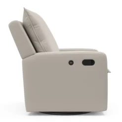 Storkcraft Timeless Side Lever Reclining Glider With USB Charging Port - Ivory -Graco Shop GUEST 84c63af8 9137 4983 a34c cda41acf9b27