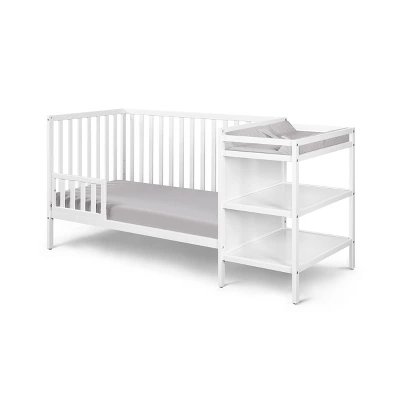 Suite Bebe Palmer 3-in-1 Convertible Island Crib And Changer Combo - White 3 Suite Bebe Palmer 3-in-1 Convertible Island Crib And Changer Combo - White - Image 3