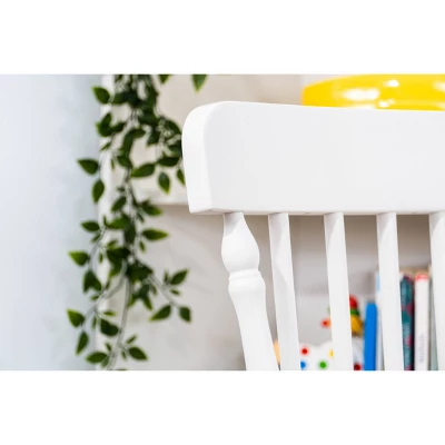 Gift Mark Kids' Colonial Rocking Chair - White 5 Gift Mark Kids' Colonial Rocking Chair - White - Image 5