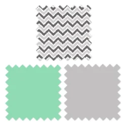 Bacati - Ikat Dots Stripes Mint Grey Neutral 4 Pc Crib Set With 2 Muslin Sswaddle Blankets 9 Bacati - Ikat Dots Stripes Mint Grey Neutral 4 Pc Crib Set With 2 Muslin Sswaddle Blankets -Graco Shop GUEST 85c3ed80 85f0 402f bc02 e43bea6f0a56 1