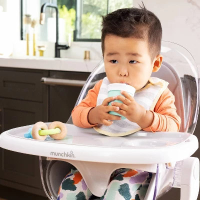 Munchkin Cest 4oz Silicone Open Portable Training Cup - Mint 2 Munchkin Cest 4oz Silicone Open Portable Training Cup - Mint - Image 2