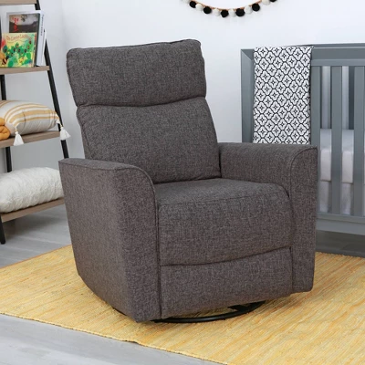 SECOND STORY HOME Soho Swivel Recliner Chair - Dark Gray 3 SECOND STORY HOME Soho Swivel Recliner Chair - Dark Gray - Image 3