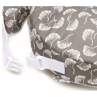 My Brest Friend Original Nursing Pillow - Gray Flowing Fans 2 My Brest Friend Original Nursing Pillow - Gray Flowing Fans - Image 2