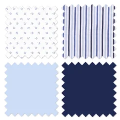Bacati - Little Sailor Anchor Boat Blue Navy 4 Pc Crib Bedding Set With Diaper Caddy -Graco Shop GUEST 86a37e40 7a27 4ac5 941a f6ba69defd71