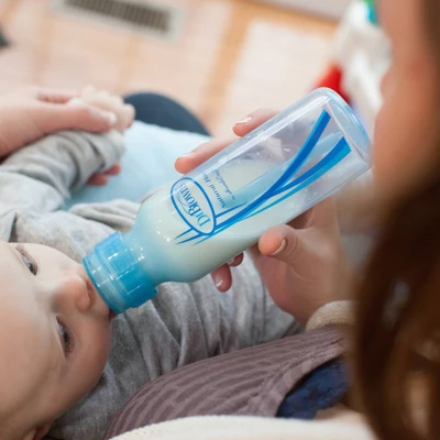 Dr. Brown's Dr. Brown's Options+ Anti-Colic Bottle - Blue And Clear - 8oz/4pk 6 Dr. Brown's Dr. Brown's Options+ Anti-Colic Bottle - Blue And Clear - 8oz/4pk - Image 6