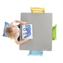 5pc Kids' Wood Table And Chair Set Green/Blue/Gray - Humble Crew 15 5pc Kids' Wood Table And Chair Set Green/Blue/Gray - Humble Crew -Graco Shop GUEST 878622f0 c2c6 412c 8365 6413403a190d