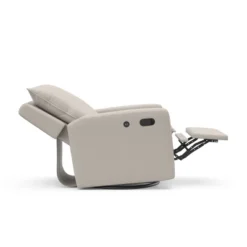Storkcraft Timeless Side Lever Reclining Glider With USB Charging Port - Ivory -Graco Shop GUEST 8824251e 9ccb 4bba a932 a560986b4624