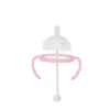 Botabee Straw Transition Cup Kit For Comotomo Baby Bottles Fits 5oz & 8oz Bottles, 2 Pack, Pink