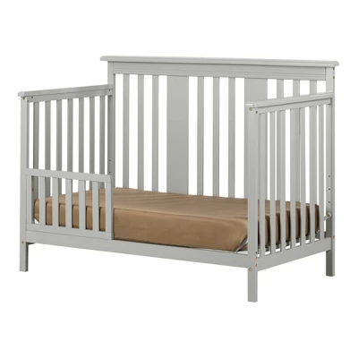 Cotton Candy Baby Crib 4 Heights With Toddler Rail - Soft Gray - South Shore 7 Cotton Candy Baby Crib 4 Heights With Toddler Rail - Soft Gray - South Shore - Image 7