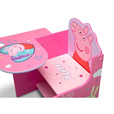 Disney Peppa Pig Chair Desk With Storage Bin - Delta Children 3 Disney Peppa Pig Chair Desk With Storage Bin - Delta Children - Image 3