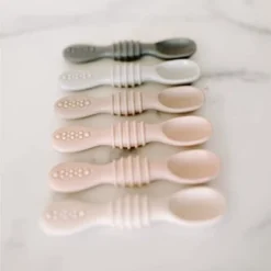 Simka Rose 6pc Silicone Baby And Toddler Spoon Set, Multicolor -Graco Shop GUEST 88d90034 68f4 4987 9be8 c4f79eb5869a