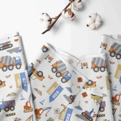 Bacati - Construction Yellow Orange Blue Gray 4 Pc Toddler Bedding Set 10 Bacati - Construction Yellow Orange Blue Gray 4 Pc Toddler Bedding Set -Graco Shop GUEST 897c19fe 5887 42cd bf0c 98883639421d