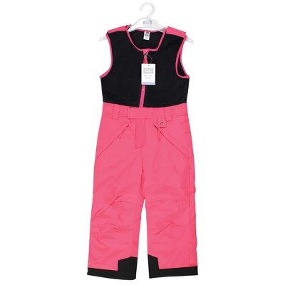 Hudson Baby Unisex Snow Bib Overalls With Fleece Top, Fuchsia 1 Hudson Baby Unisex Snow Bib Overalls With Fleece Top, Fuchsia