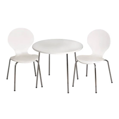 3pc Kids' Table And Chair Set With Chrome Legs - Gift Mark 5 3pc Kids' Table And Chair Set With Chrome Legs - Gift Mark - Image 5