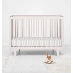 Bacati - Solid White 100 Percent Cotton Universal Baby US Standard Crib Or Toddler Bed Fitted Sheet -Graco Shop GUEST 8b127dd6 3013 40a6 9703 9ce7d4018ad4