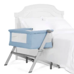 Dream On Me Skylar Bassinet And Bedside Sleeper - Blue -Graco Shop GUEST 8b271494 8204 4bc5 bbe6 a74326e74d3b