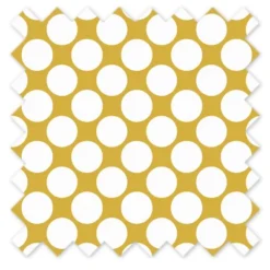 Bacati - Large Dots Crib/Toddler Bed Skirt - Yellow