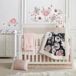 Fiori 4-Piece Crib Bedding Set - Levtex Baby