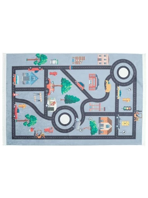 Mother Ruggers Town Square Machine Washable Colorful Kid's Rug 3 Mother Ruggers Town Square Machine Washable Colorful Kid's Rug - Image 3