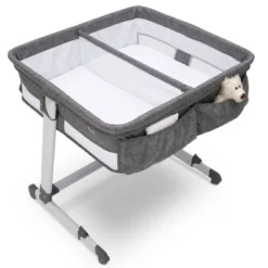 Delta Children Simmons Kids' By The Bed City Sleeper Bassinet For Twins - Gray -Graco Shop GUEST 8d4def72 2dc4 4d36 ac62 3454ecd0216b