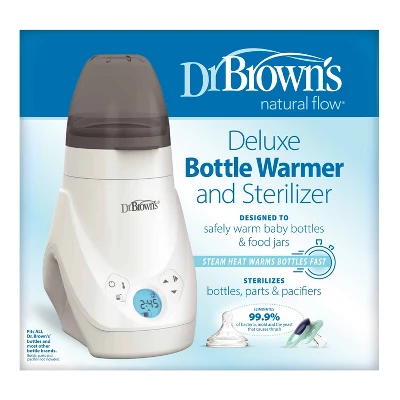 Dr. Brown's Dr. Brown's Deluxe Bottle Warmer & Sterilizer - White 7 Dr. Brown's Dr. Brown's Deluxe Bottle Warmer & Sterilizer - White - Image 7