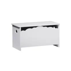Modern Transitional Clouds Youth Toy Chest Trunks White - Saracina Home -Graco Shop GUEST 90bd381b 6c15 4759 9f27 9e82babfa495