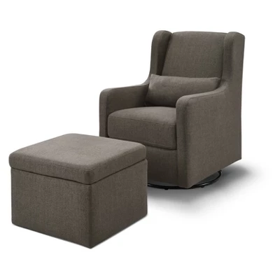 Carter's By DaVinci Adrian Swivel Glider With Storage Ottoman 11 Carter's By DaVinci Adrian Swivel Glider With Storage Ottoman - Image 11