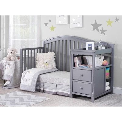 Sorelle Berkley Crib & Changer Standard Full-Sized Crib Gray 1 Sorelle Berkley Crib & Changer Standard Full-Sized Crib Gray
