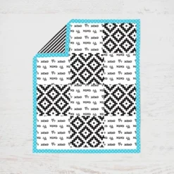 Bacati - Love Black Turquoise 4 Pc Crib Bedding Set With Diaper Caddy -Graco Shop GUEST 93d6f56c 7250 4ae5 82ca 2cf996f151cf