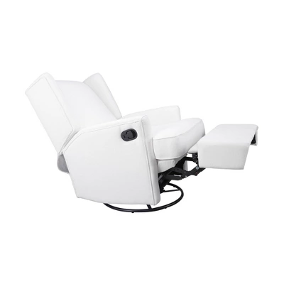 SECOND STORY HOME Hemingway Swivel Recliner Chair - White 4 SECOND STORY HOME Hemingway Swivel Recliner Chair - White - Image 4