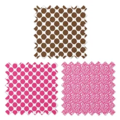 Bacati - Ikat Pink/Chocolate Swaddling Muslin Blankets Set Of 4 -Graco Shop GUEST 978e8faa 676f 4608 94a5 33257abe26aa