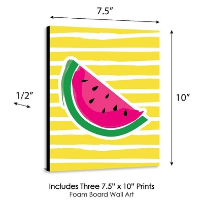 Big Dot Of Happiness Tutti Fruity - Nursery Wall Art, Kids Room And Decor Frutti Summer Home Decor - Gift Ideas - 7.5 X 10 Inches - Set Of 3 Prints 3 Big Dot Of Happiness Tutti Fruity - Nursery Wall Art, Kids Room And Decor Frutti Summer Home Decor - Gift Ideas - 7.5 X 10 Inches - Set Of 3 Prints - Image 3