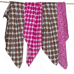Bacati - Ikat Pink/Chocolate Swaddling Muslin Blankets Set Of 4 -Graco Shop GUEST 983247cc 6189 41f6 910f 2d5970d3c7a4