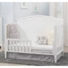 Sorelle Berkley Round Top Panel Standard Full-Sized Crib White