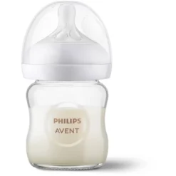 Philips Avent Glass Natural Baby Bottle With Natural Response Nipple - Clear - 4oz -Graco Shop GUEST 99972894 fc1f 42af 8d18 fb20ed80484e 1